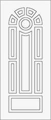 Панель на дверь Sfinx 75